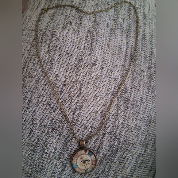 Mystic Eye Amulet Necklace - Protection & Light - Picture 2 of 5